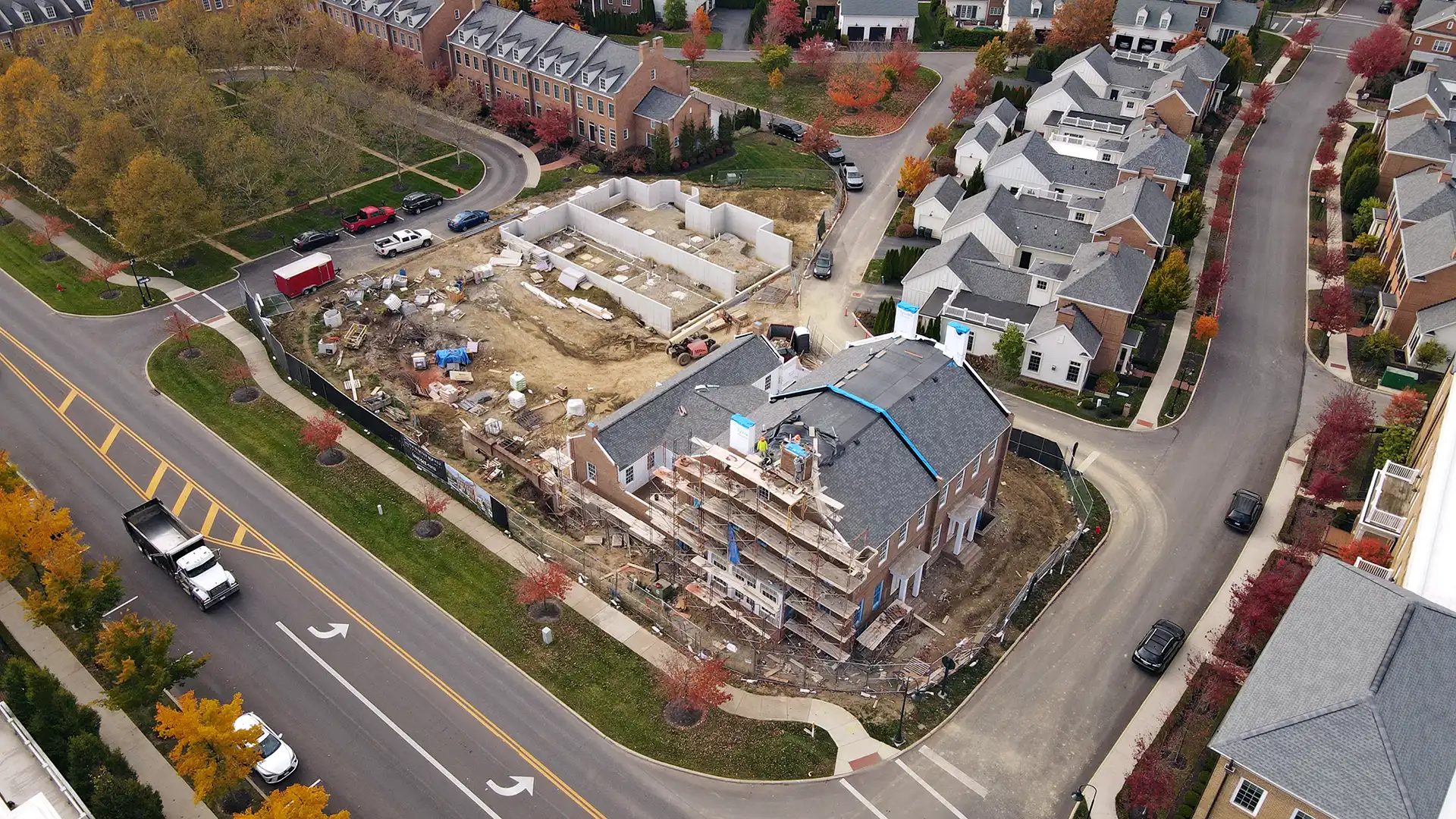 Richmond Square Grand Residences construction site, November 5, 2025