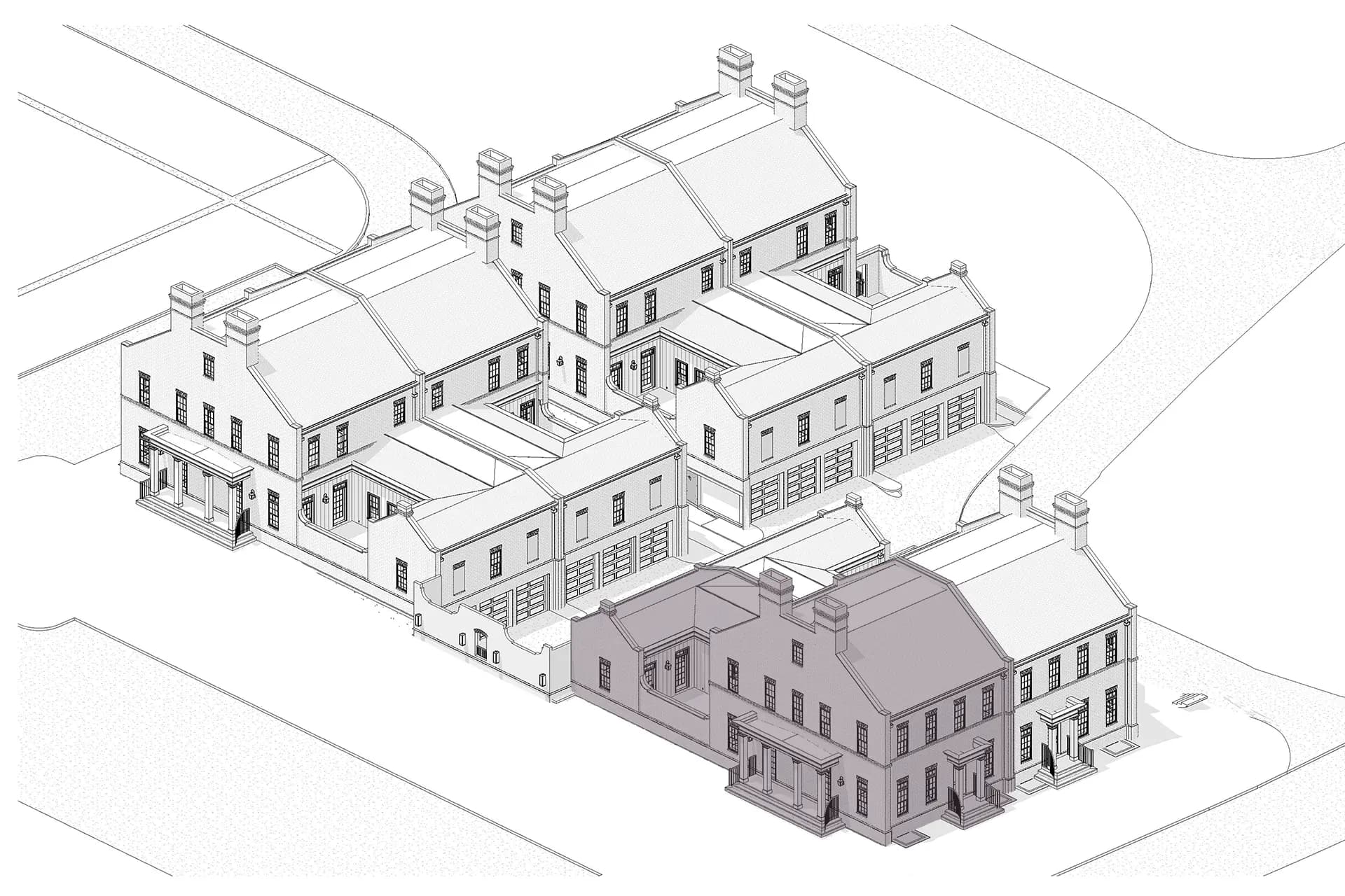 115 Keswick isometric building view