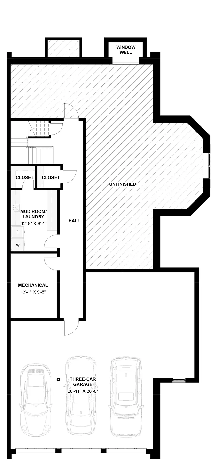 14 Richmond Square — Basement floor plan