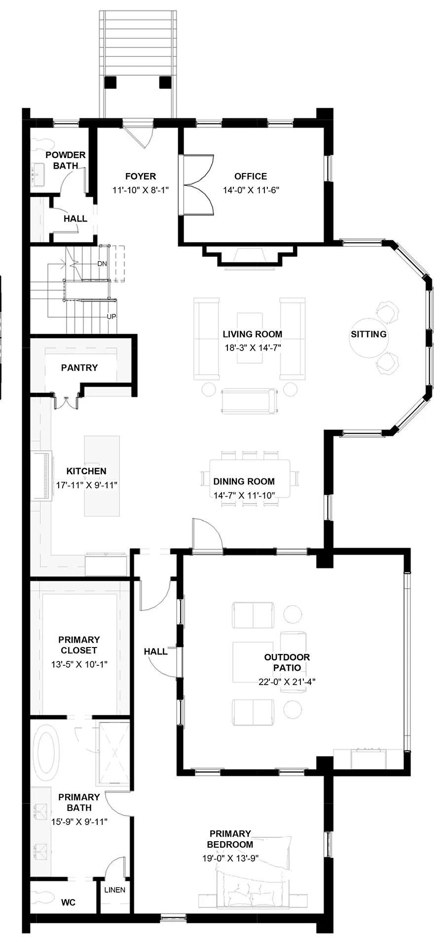 14 Richmond Square — First Floor floor plan