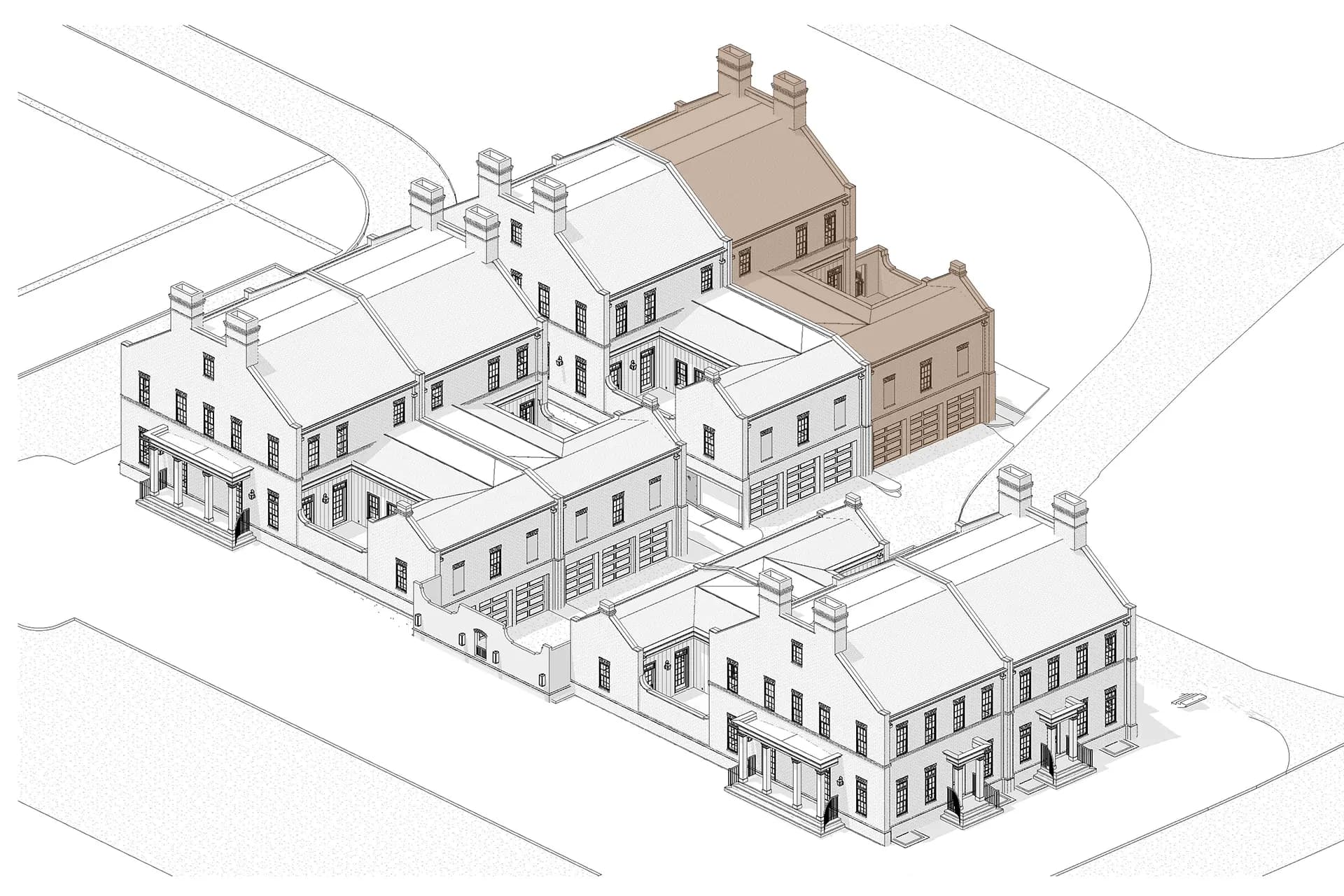 14 Richmond Square isometric building view