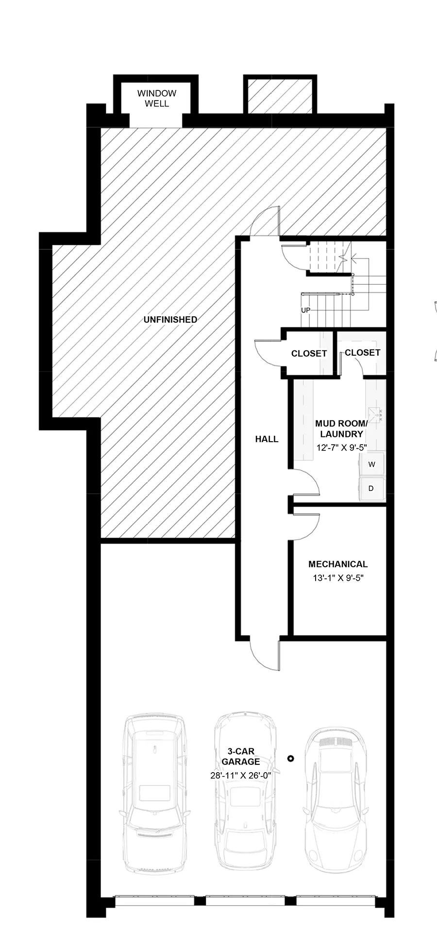 15 Richmond Square — Basement floor plan