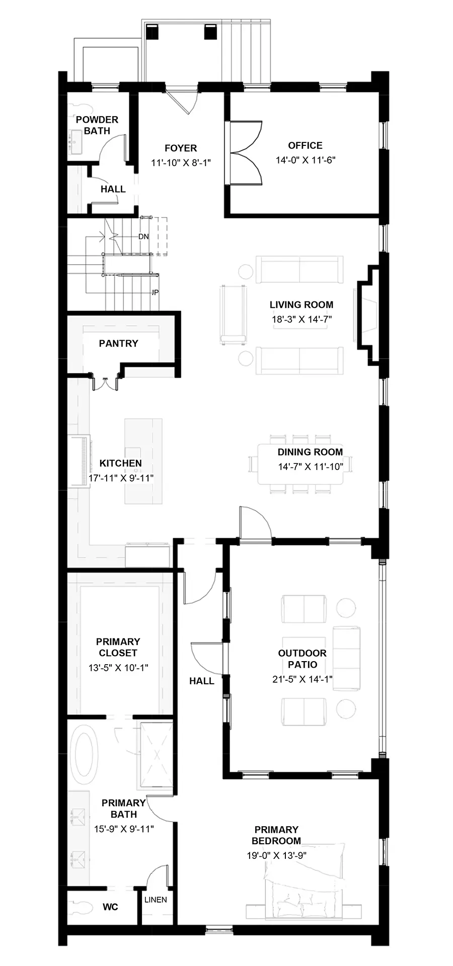 16 Richmond Square — First Floor floor plan