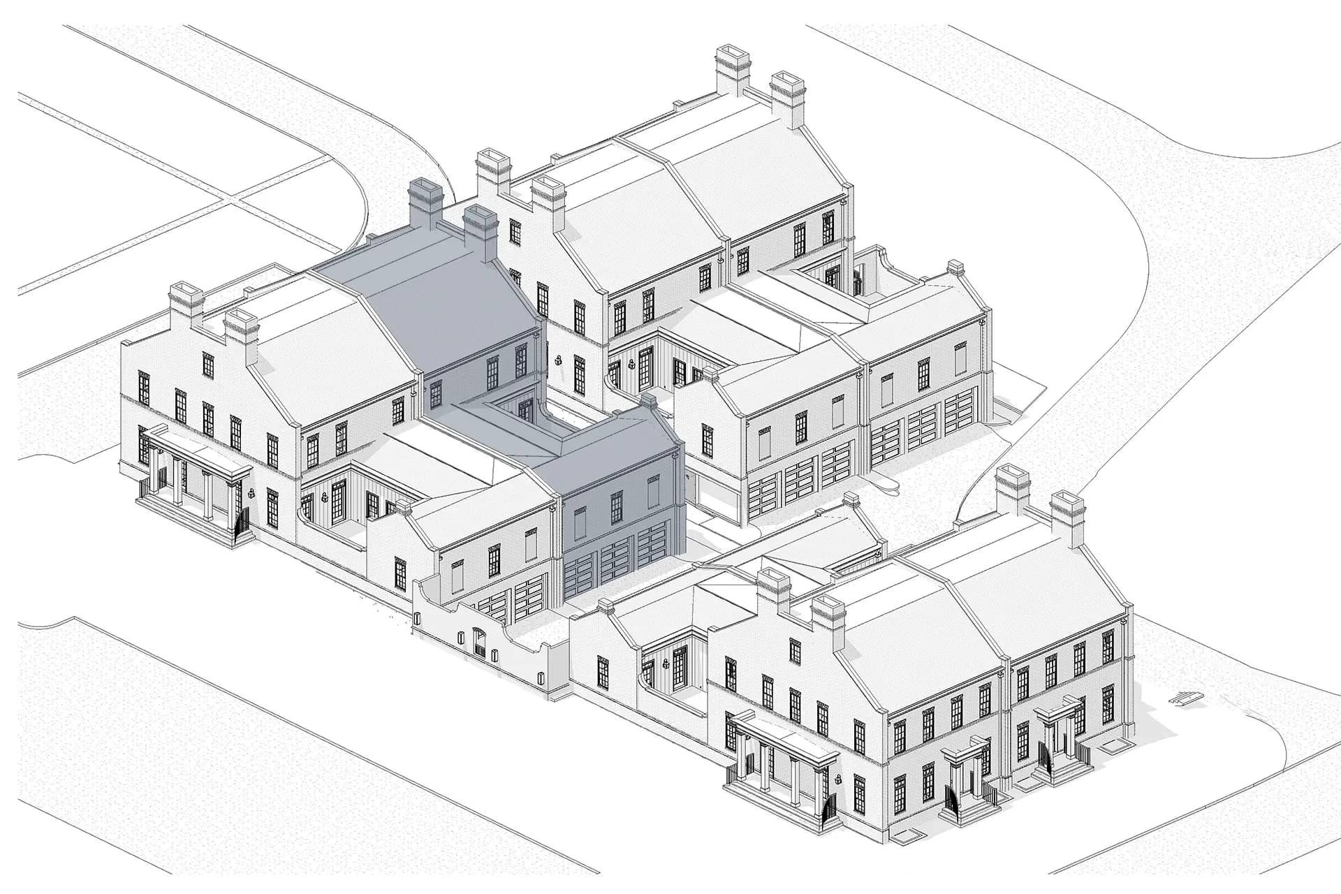 16 Richmond Square isometric building view