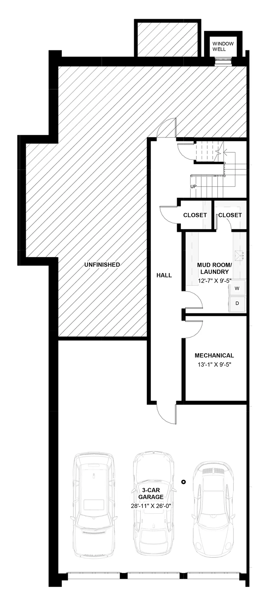 17 Richmond Square — Basement floor plan