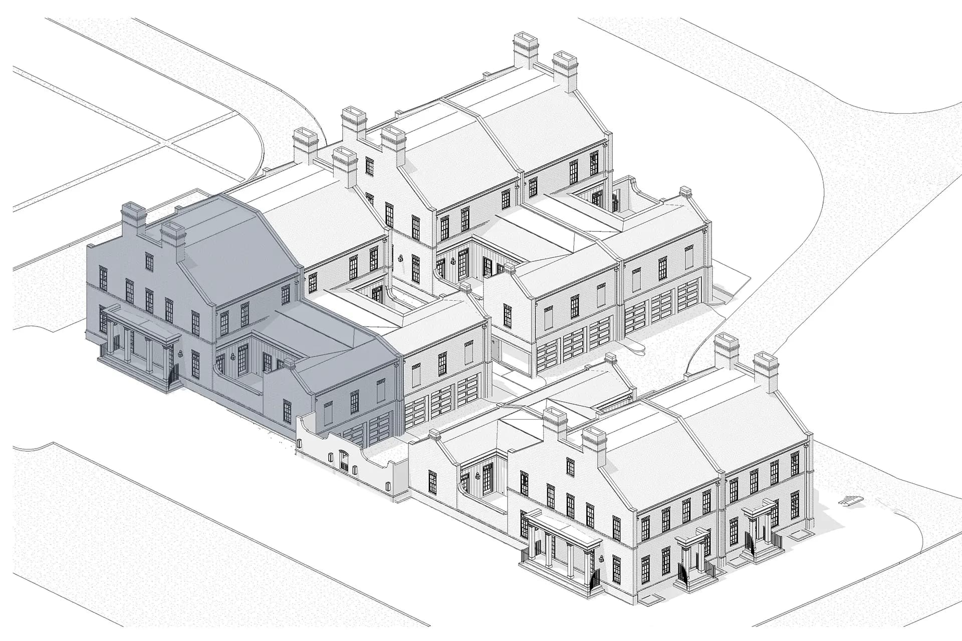 17 Richmond Square isometric building view